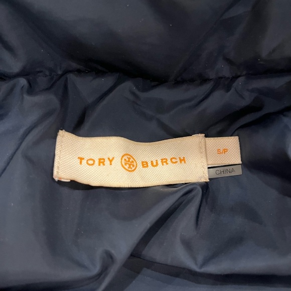 Tory Burch Embrace Ambition Down Navy Puffer Jacket Size S Small - Picture 6 of 9